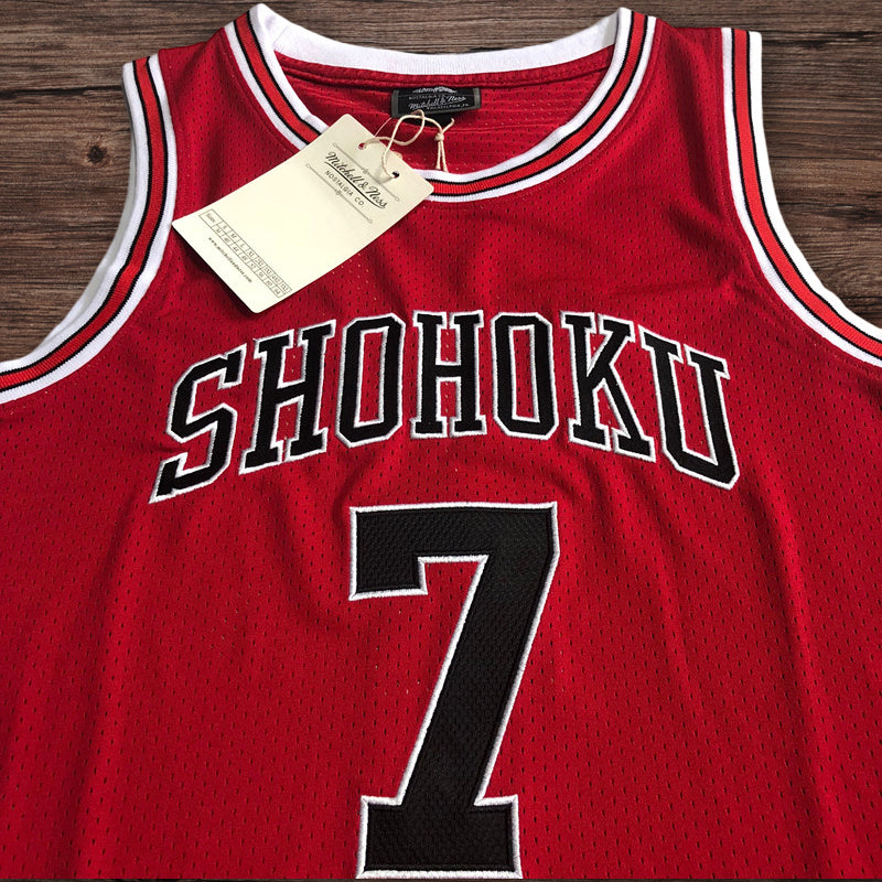 Men’s Slam Dunk 1996/97 #7 Miyagi Ryota Red Jersey