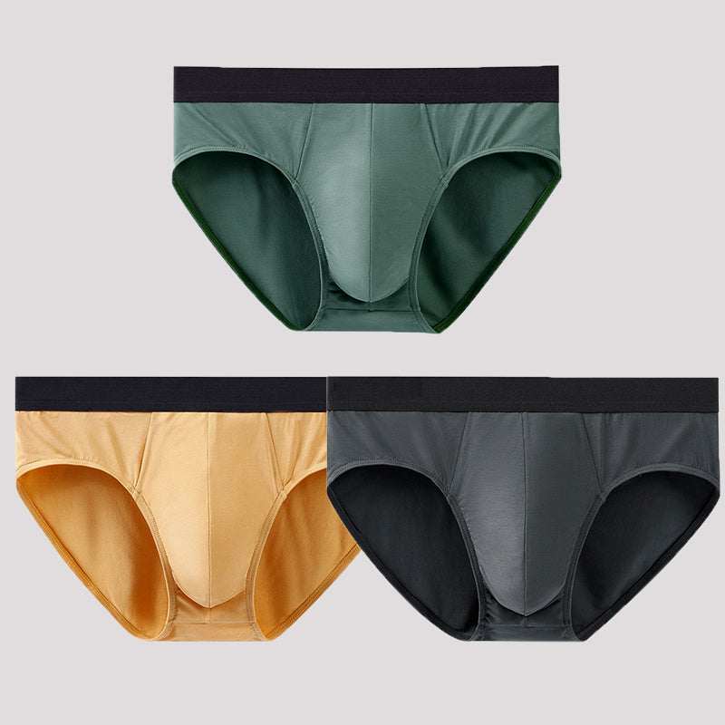 3 Pack Soft Modal Cotton Large Pouch Briefs