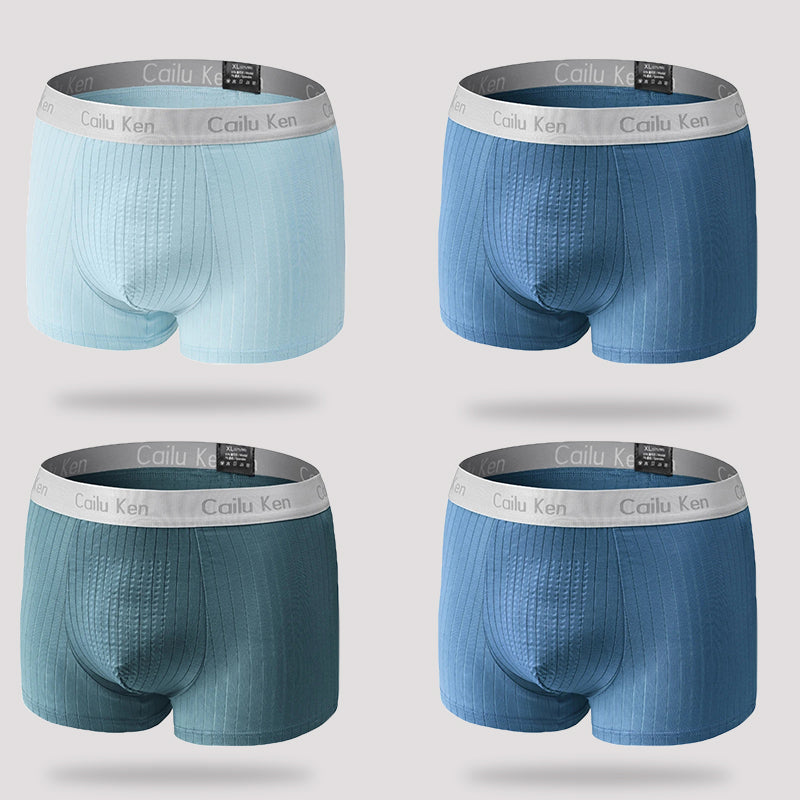 4 Pack Soft Massage Support Pouch Trunks