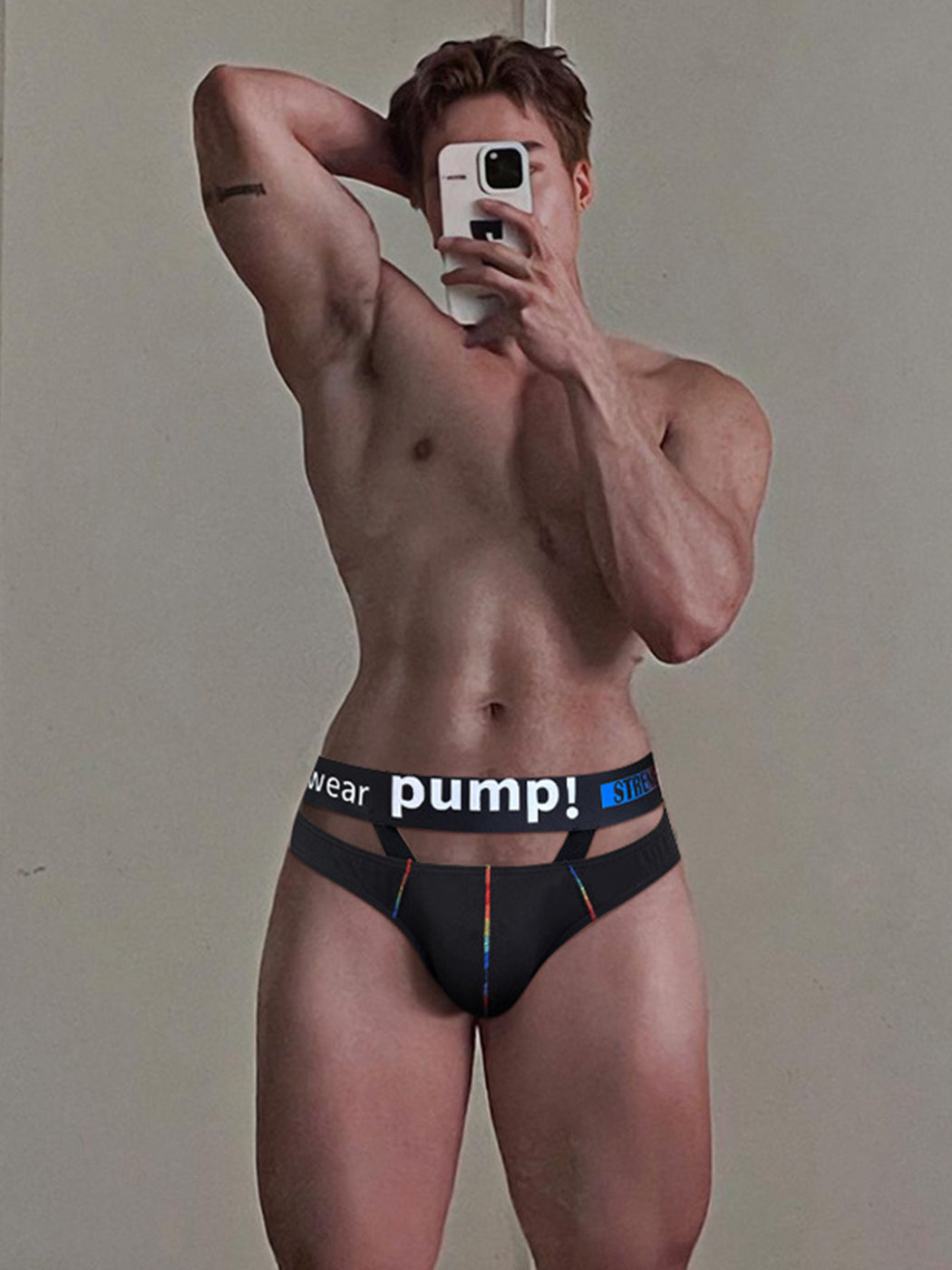 2 Pack Men's Sexy Low-rise Garter Briefs