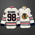#98 Connor Bedard Chicago Blackhawks White Jersey