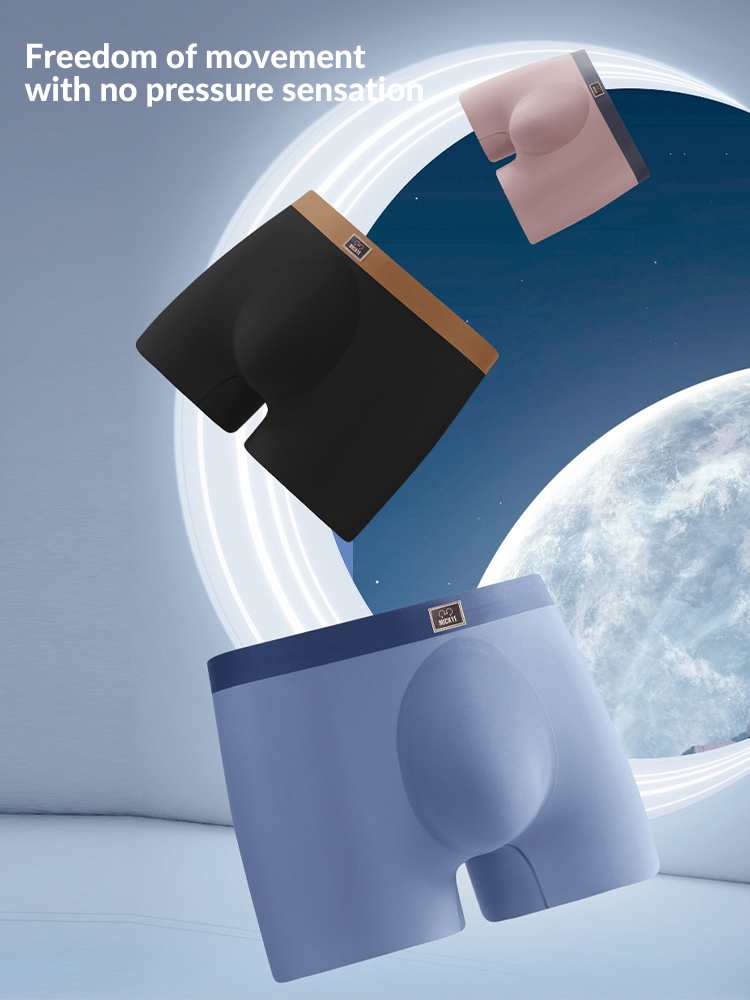 4 Pack Men's Seamless Antibacterial Boxers Briefs