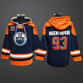 Men’s Edmonton Oilers #93 NUGENT-HOPKINGS All Stitched Hoodie