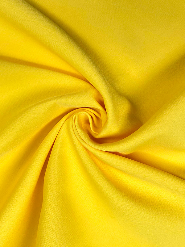 Flared Sleeves High Waisted Buttoned Solid Color Mock Neck Midi Dresses