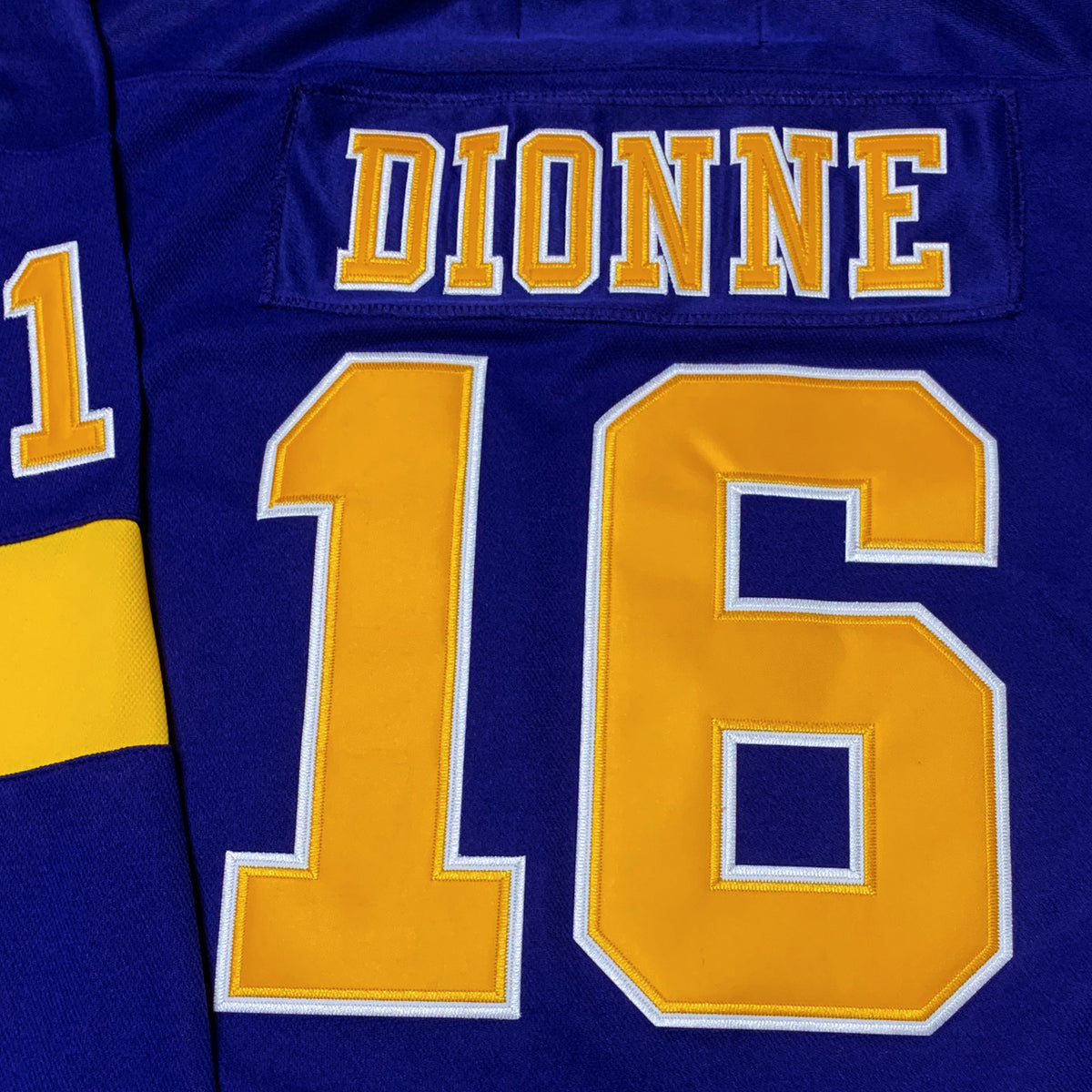 Men’s Los Angeles Kings Retired Player #16 Marcel Dionne Purple CCM Vintage Premier Jersey