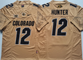 COLORADO BUFFALOES Yellow #12 HUNTER Stitched Jersey