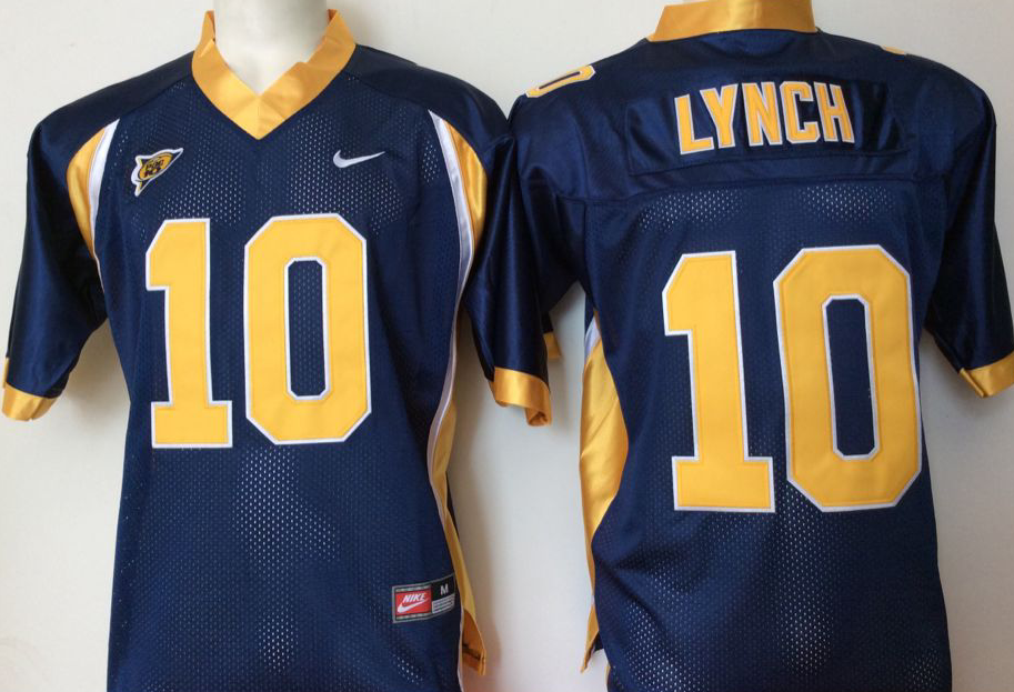 California Golden Bears Blue #10 LYNCH Stitched Jersey