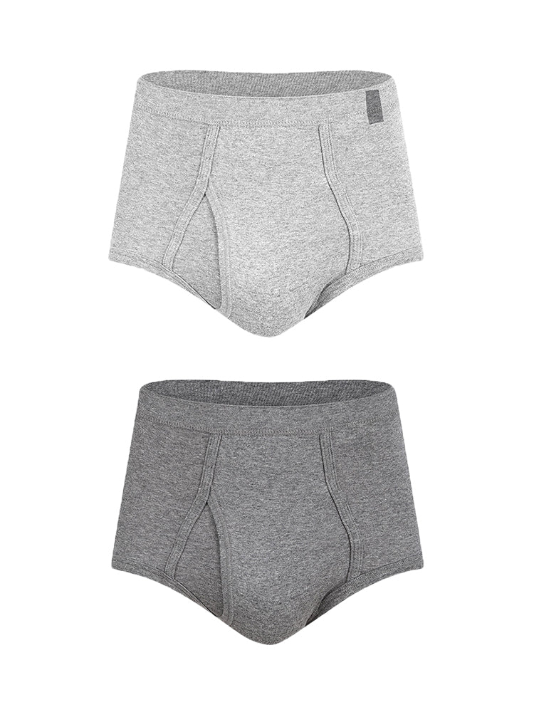 2 Pack Cool Cotton Underwear With Fly