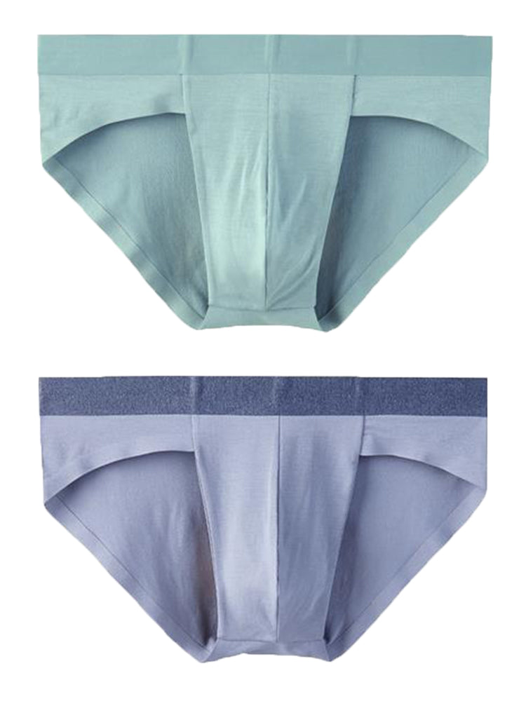 2 Pack Support Pouch Trackless Mens Brief