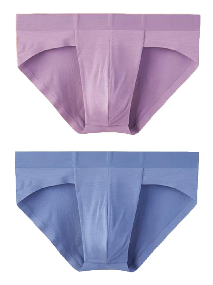 2 Pack Support Pouch Trackless Mens Brief