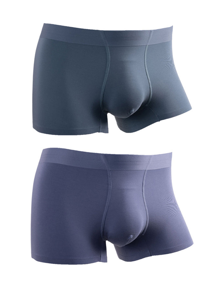 2 Pack Men's Large Pouch Antibacterial Boxer Briefs