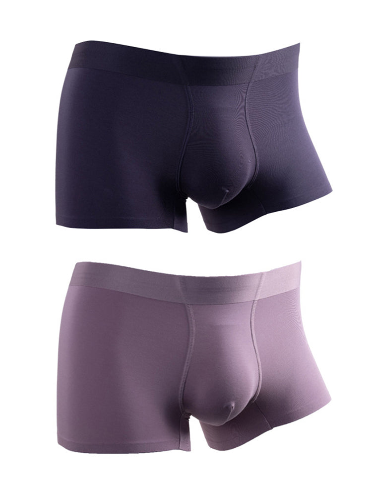 2 Pack Men's Large Pouch Antibacterial Boxer Briefs