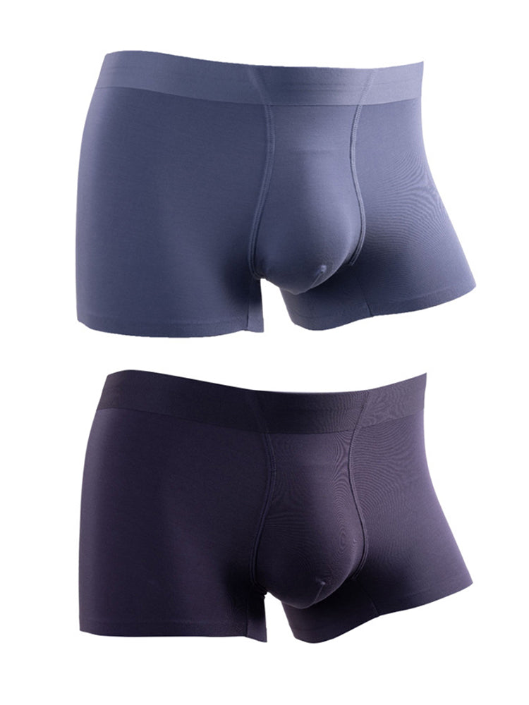 2 Pack Men's Large Pouch Antibacterial Boxer Briefs