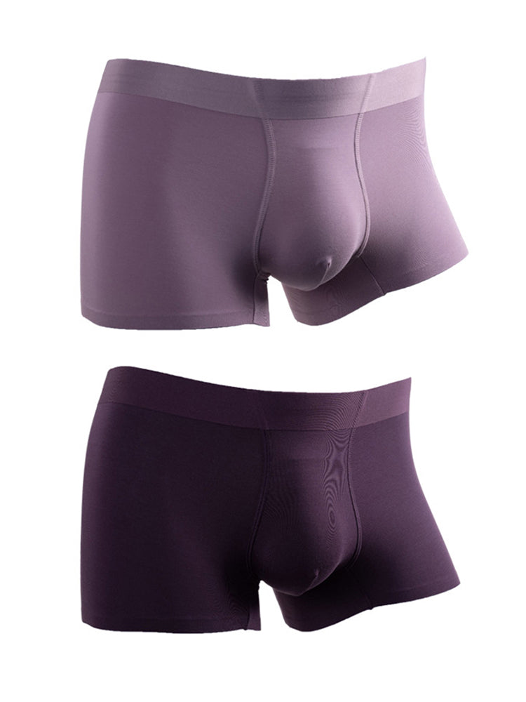 2 Pack Men's Large Pouch Antibacterial Boxer Briefs