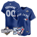Custom Men/Women/Youth Blue Jays royal stitched jersey