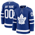 Custom Men’s Toronto Maple Leafs Blue Stitched Jersey