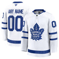 Custom Men’s Toronto Maple Leafs White Stitched Jersey