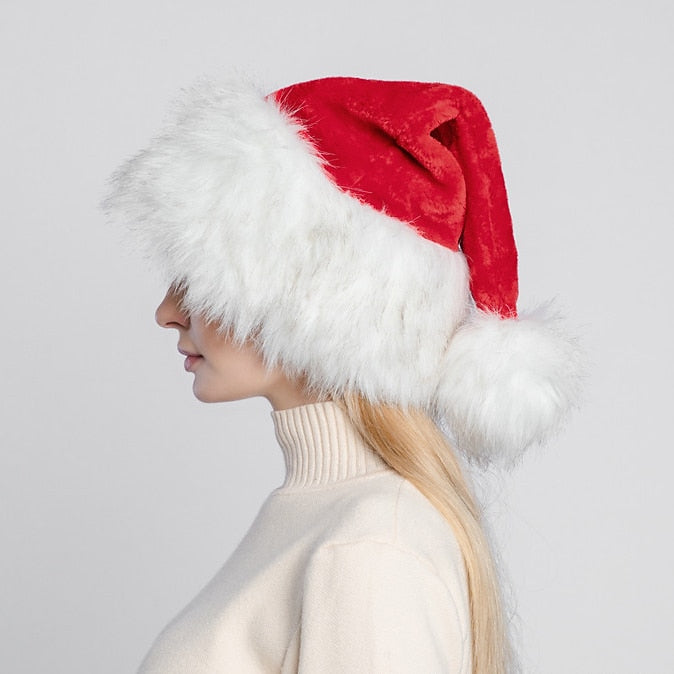 Santa Claus Christmas Hat – Cute Holiday Party Accessory for Men, Women & Teens