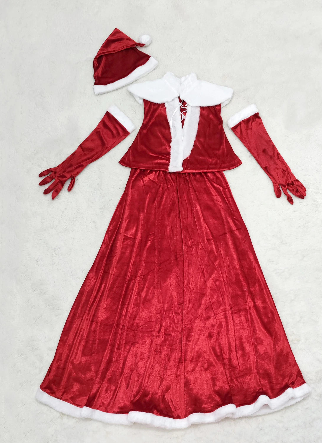 Women's Santa & Mrs. Claus Costume – Adult Christmas Carnival Cosplay Outfit