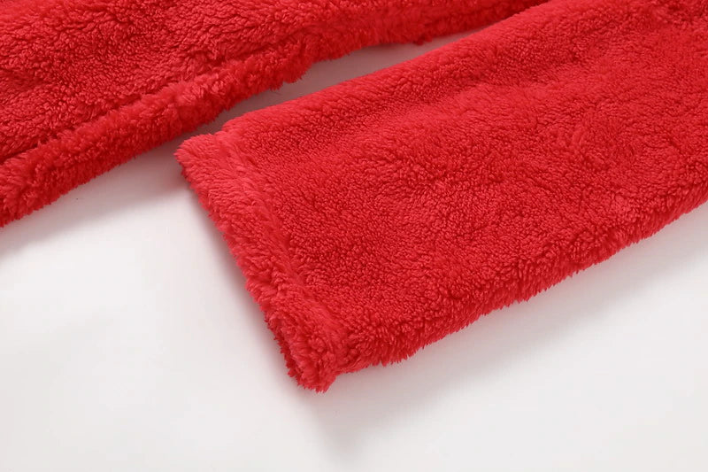 Women's Sherpa Fleece Onesie – Warm Plush Hoodie Jumpsuit, Cozy Homewear