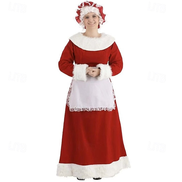 Women's Santa Claus Costume Dress Set – Mrs