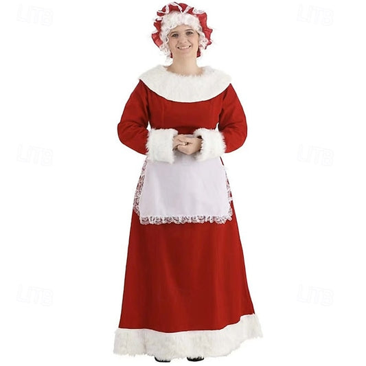 Women's Santa Claus Costume Dress Set – Mrs