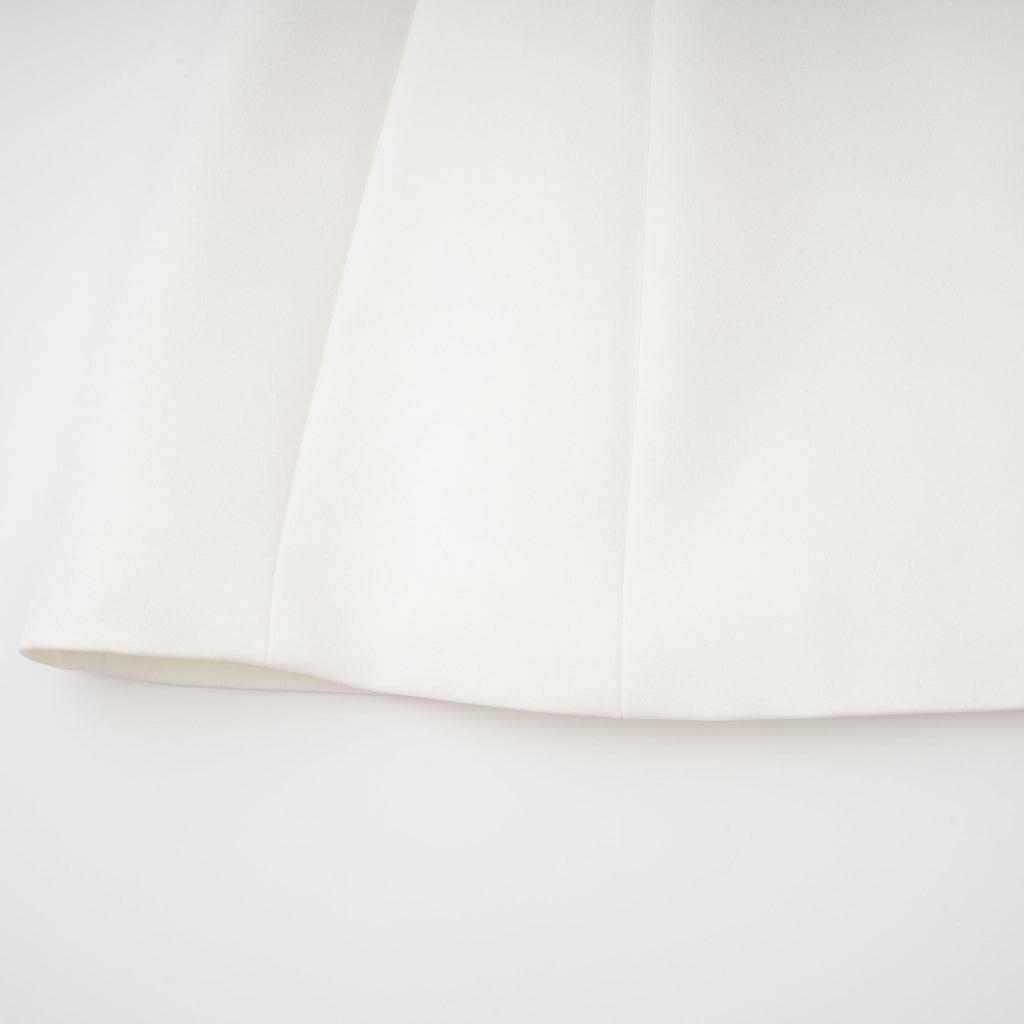 Mélanie White Corset Dress & Mesh Skirt Set