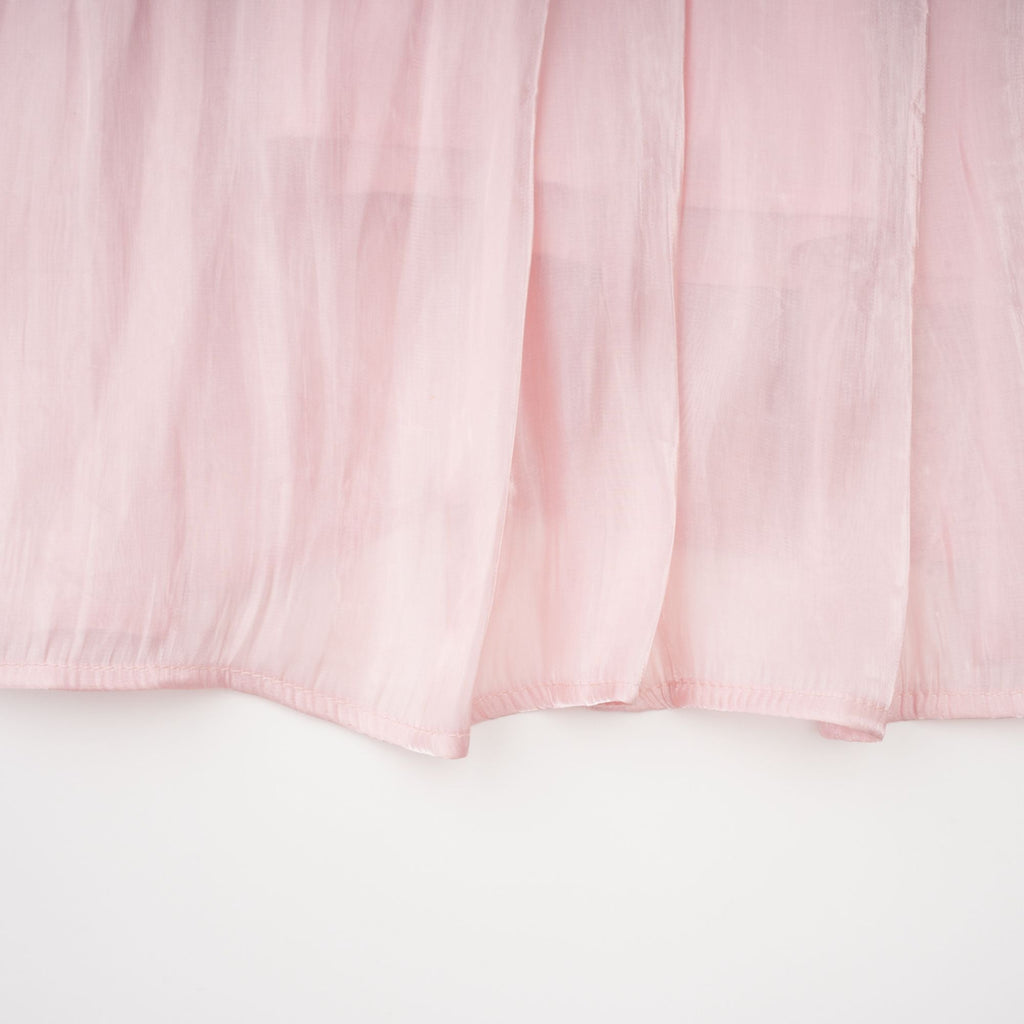 Sarolta Pink Glossy Ruched Maxi Dress