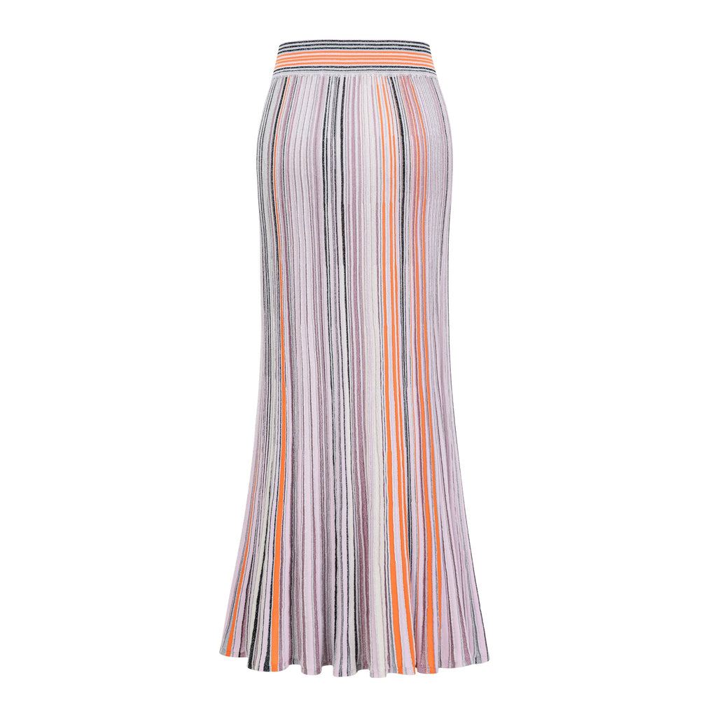 Aphrodite Neutral Glitter Pleated Knit Matching Set