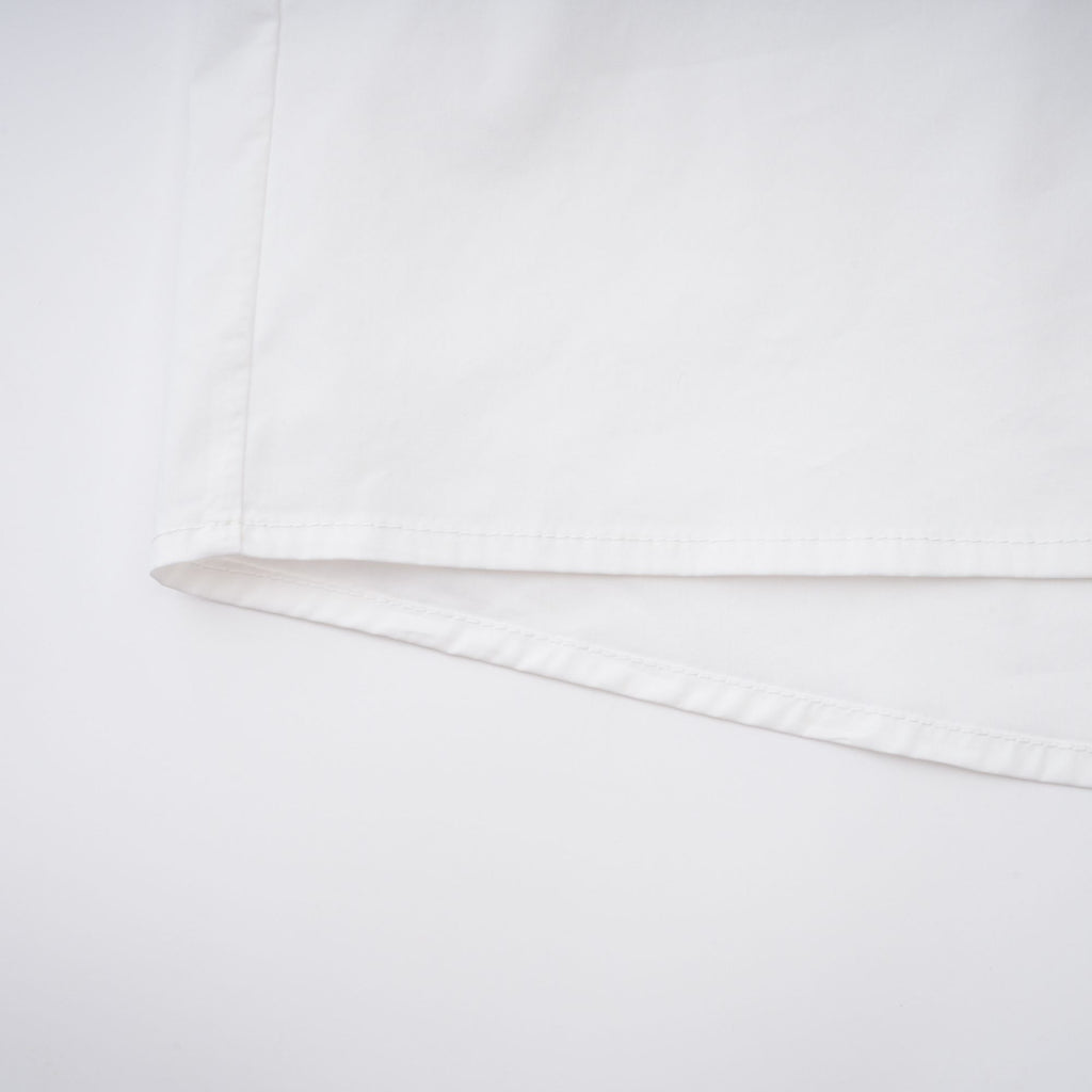 Fernande White Rhinestone Mesh Panel Shirt