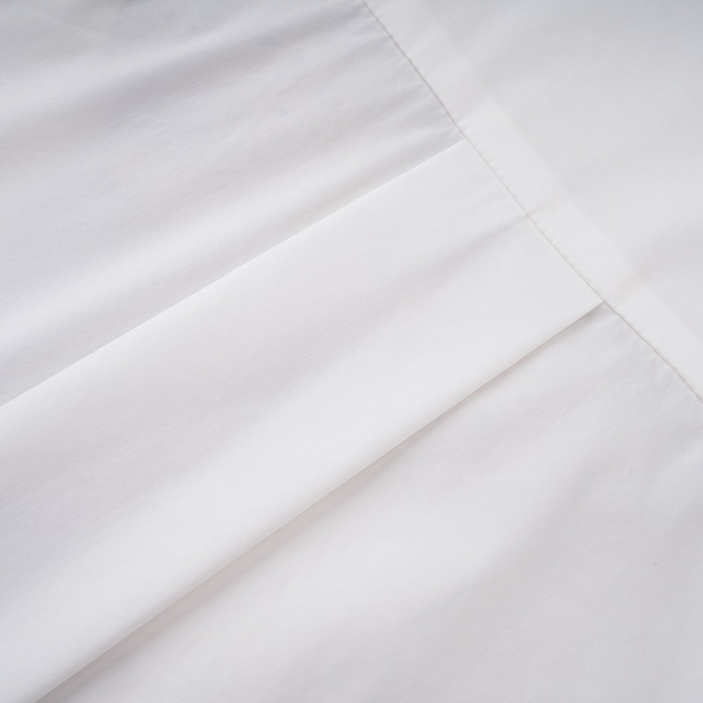 Fernande White Rhinestone Mesh Panel Shirt