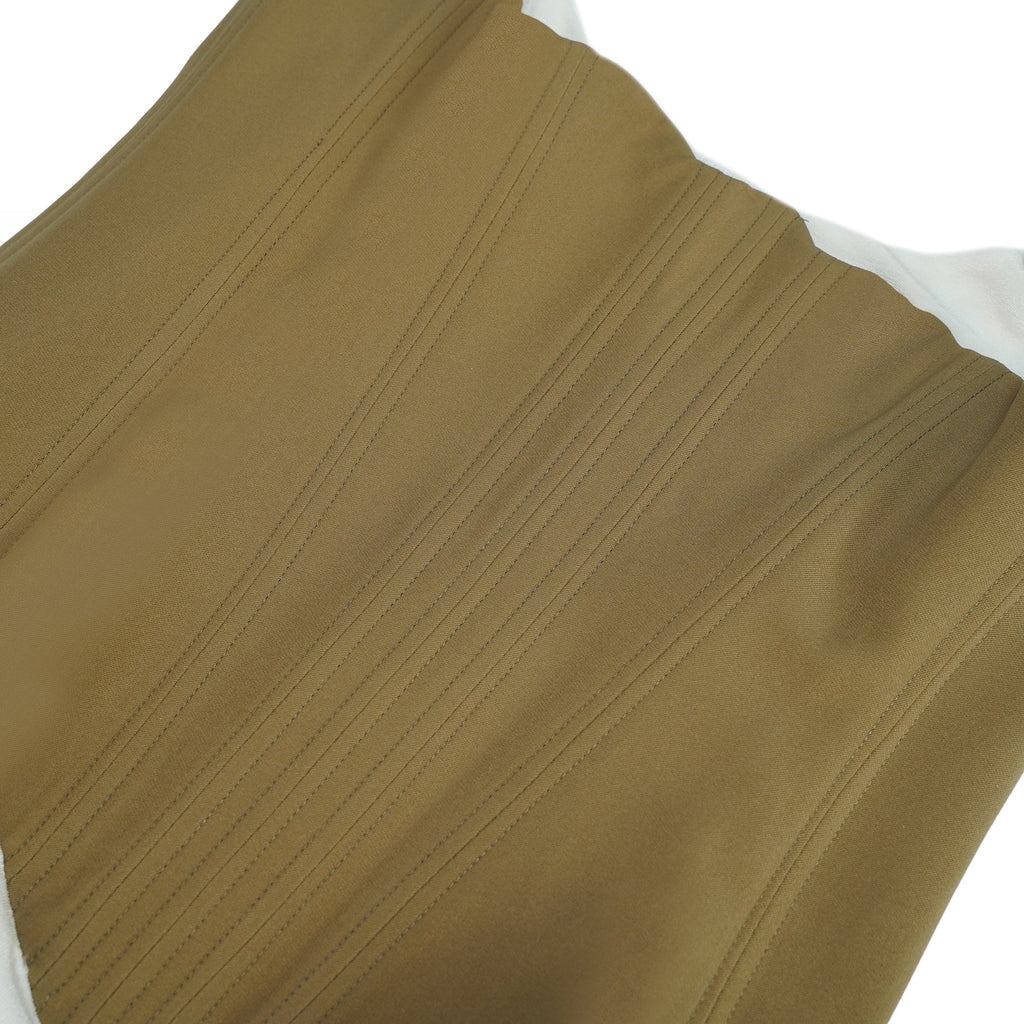 Yasmine Brown Bustier Panel Mini Dress