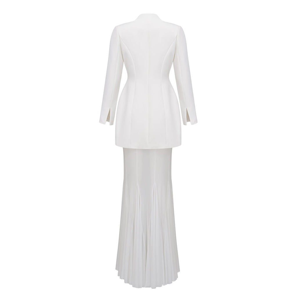Enora Barrel Design Jacket & Skirt Set