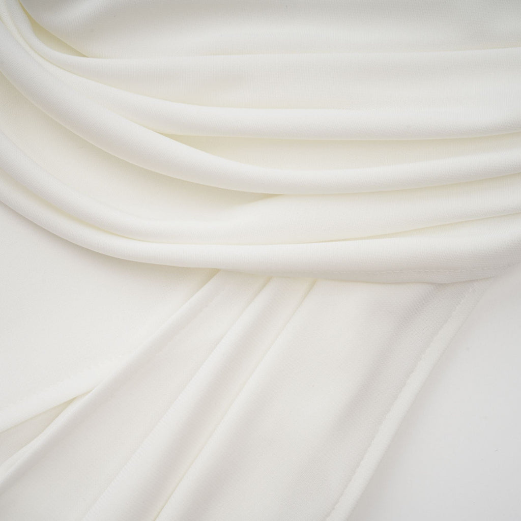 Mystérieuse White Turtleneck Draped Maxi Dress