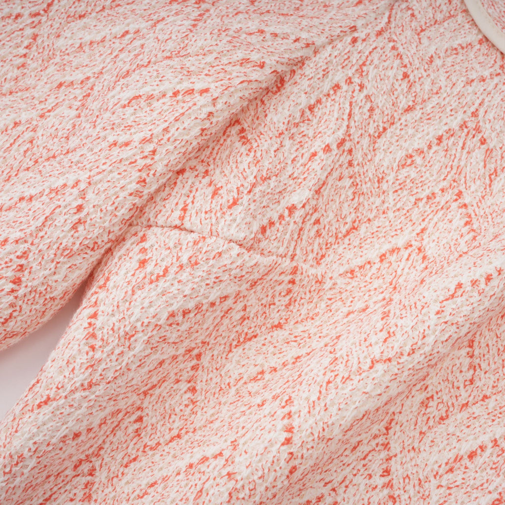 Carolina Pink Crochet Knit Blouse & Skirt Set