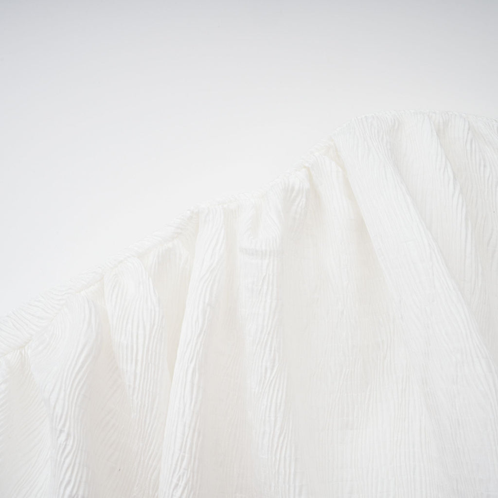 Pétale White Rose Appliqué Maxi Dress