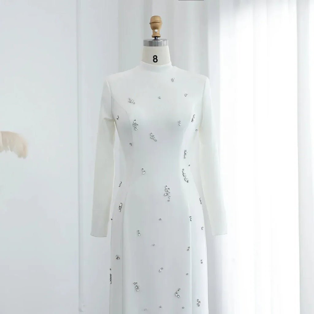 Luxury Crystal Maxi Gown