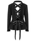 Women's Fitted Corset-Back Jacket