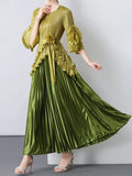 Truly Pleated Top with Luxury Skirt