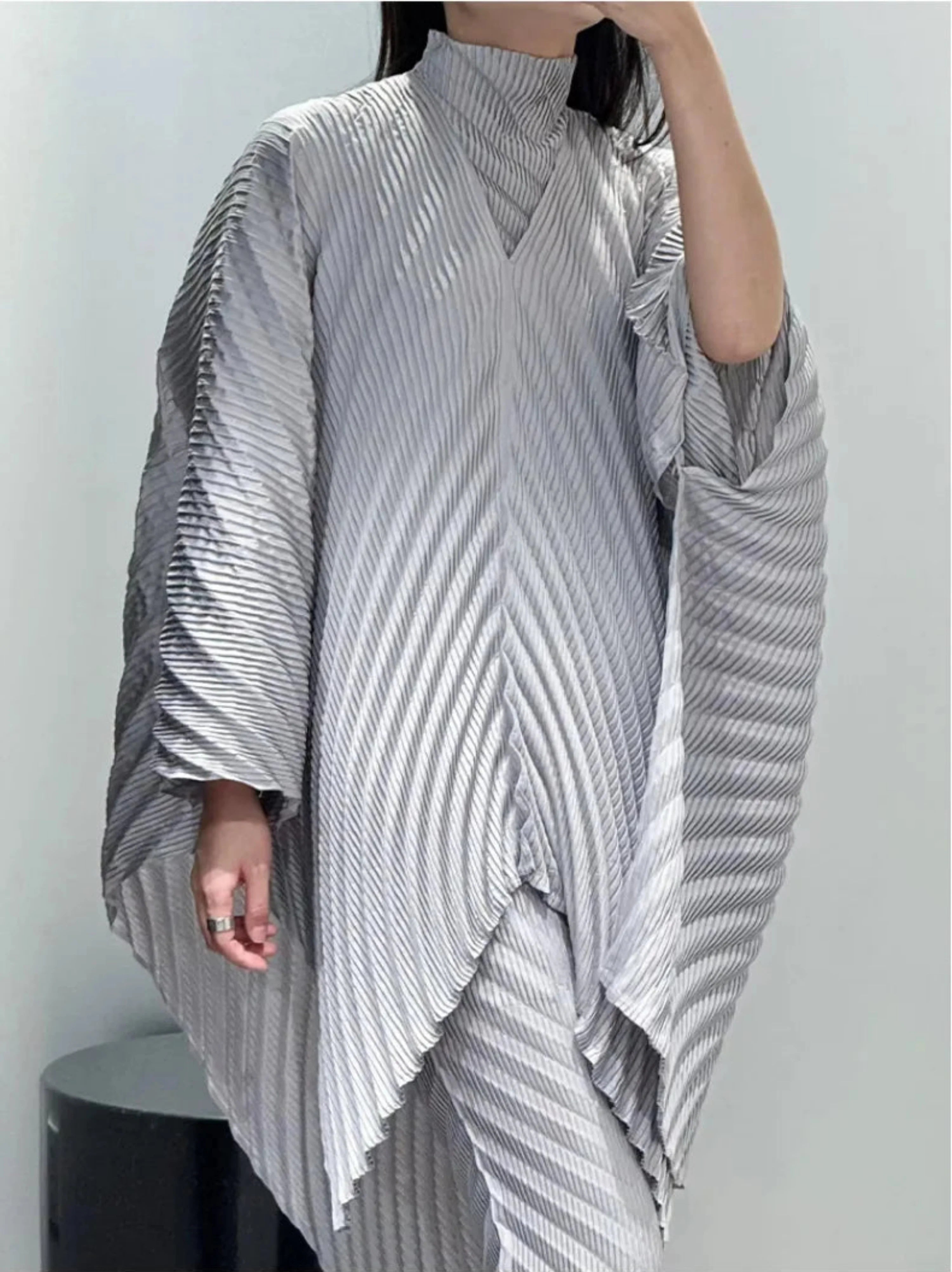 Luxe Pleated Japanese Cape