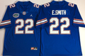 Jordan Florida Gators Blue #22 E.SMITH Stitched Jersey