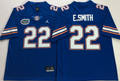 Jordan Florida Gators Blue #22 E.SMITH Stitched Jersey