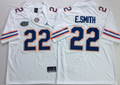 Jordan Florida Gators White #22 E.SMITH Stitched Jersey
