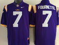 LSU Tigers #7 Purple Fournette Stitched Jersey