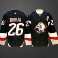 Men’s Buffalo Sabres #26 Rasmus Dahlin Black 2024-25 Alternate With A Patch Stitched Jersey