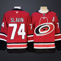 Men’s Carolina Hurricanes #74 Slavin Red Stitched Jersey