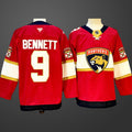 Men’s Florida Panthers #9 Sam Bennett Red 2024-25 Home Stitched Hockey Jersey