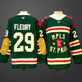 Men’s Minnesota Wild #29 Marc-Andre Fleury Green 2024-25 Home Stitched Hockey Jersey