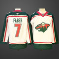 Men’s Minnesota Wild #7 Brock Faber White Jersey