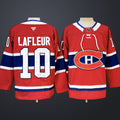 Men’s Montreal Canadiens #10 LAFLEUR Home Stitched Jersey